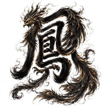 Chinese Character Animal Calligraphy Art.
동물 형상을 결합한 중국 한자 캘리그래피