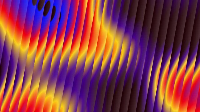 Vibrant Prism Light Through Ribbed Glass