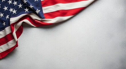 Obraz premium American flag waving on transparent background isolated