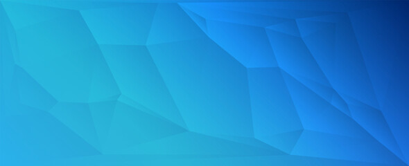 Obraz premium Abstract Blue Gradient Geometric Triangle Pattern Low Poly Vector Background