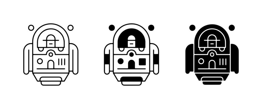 Retro Jukebox Icons, Vintage Music Player Graphics, Classic Melody Machine Vector Set