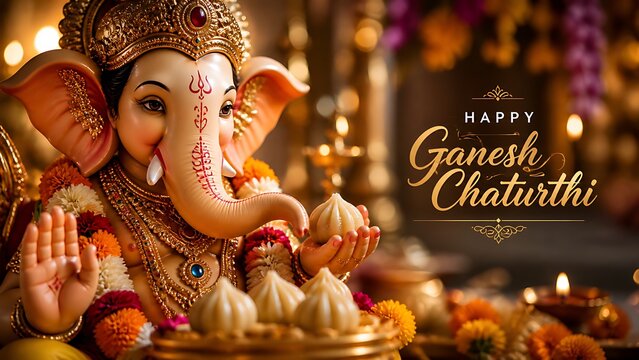 Bal Ganesh Ganpati Bappa Ekdant Vakratund Vinayak Chintamani Idol Celebration During Vinayak Ganesh Chaturthi Angaraki Sankashti Chaturthi Ganesh Jayanti Anant Chaturdashi/ Ganpati Bappa
