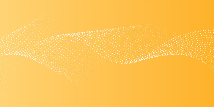 Solid yellow and orange colour gradient simple particle tone background