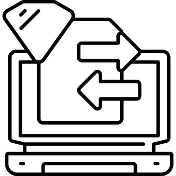 Secure File Transfer Icon