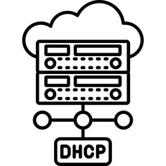 Obraz premium DHCP Scope Icon