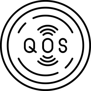 QoS (Quality of Service) Icon
