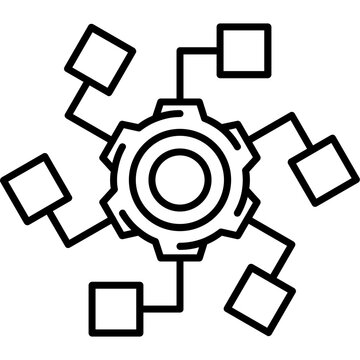 Distributed Database Icon