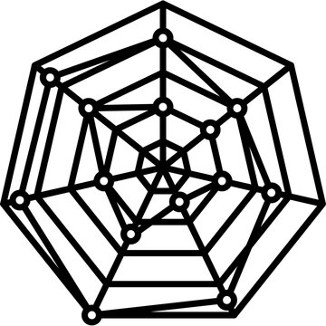 Spider Chart (Variant Radar) Icon