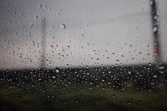 rain drops on window