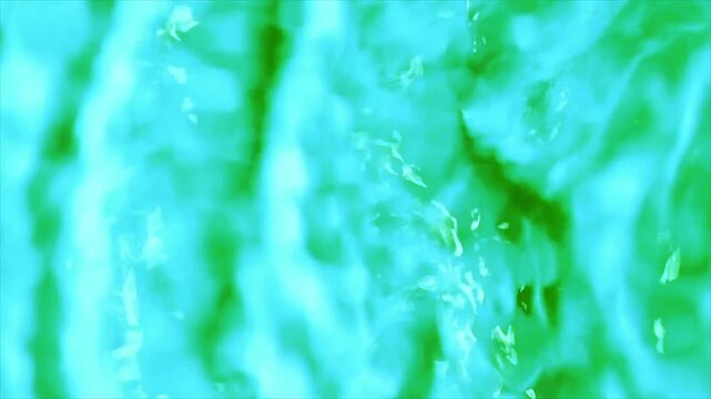 Close-up of vibrant green and blue slime texture
