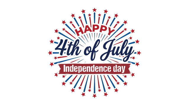 Happy 4th of july independence day celebration vector