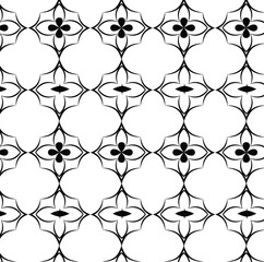 Fototapeta premium Black, seamless, spider web pattern, geometric design, abstract background, vector