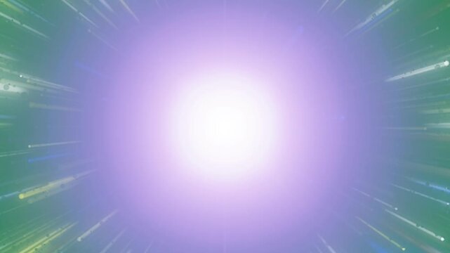 Light explosion with bright rays particles and powerful energy burst, abstract background with magical shiny effect, hyperspace light speed animation for sci-fi transitions and video editing