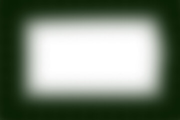 Obraz premium Dark green rounded rectangle shape soft edges vignette effect isolated on transparent background for digital design and compositions