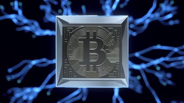 US dollar sign and bills with currency symbols and financial elements tech animation video