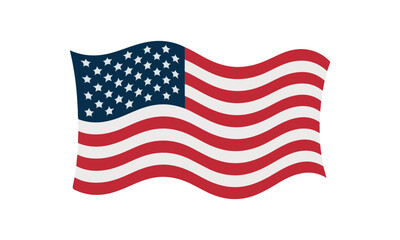Fototapeta premium American flag vector