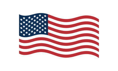 Obraz premium American flag vector
