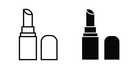 Obraz premium Lipstick icon symbol illustrations. Icon design