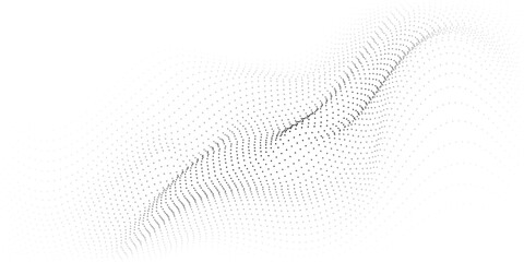 Soft green halftone wave across a bright white canvas, airy dots forming a gentle flowing ribbon, elegant minimal tech backdrop for banners, websites, presentations, clean modern vibe, spacious, calm, © Sonia