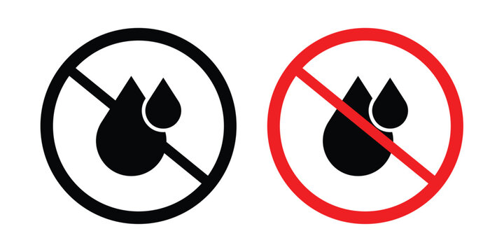 No wet icon symbol illustrations. Icon design