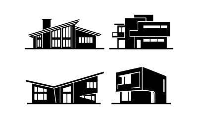 Obraz premium set of house icons