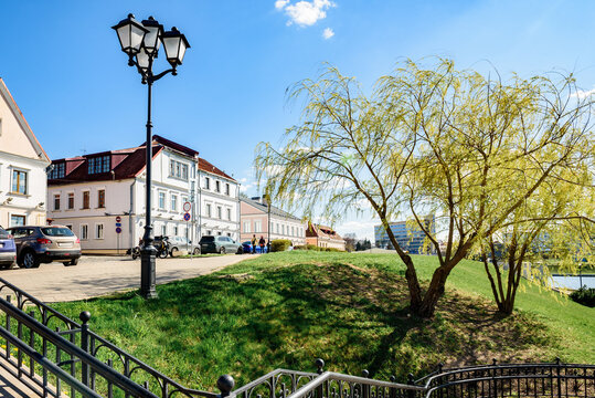 Trinity (Troitsky) Suburb is historical center of Minsk. Old Minsk town.