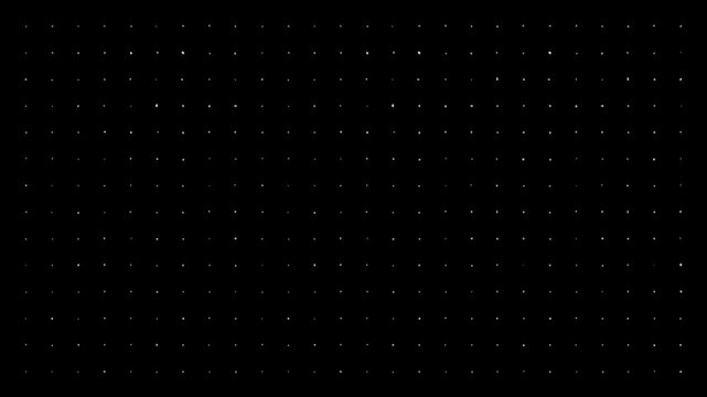 Hand drawn animated bullet journal white pattern with dotted notebook texture. Minimal looping background with simple monochrome grid and paper style motion