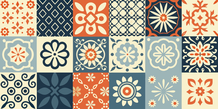decorative tile patterns a collection of ornamental square designs