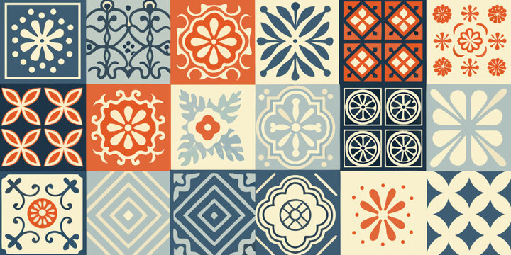 decorative tile patterns a collection of ornamental square designs