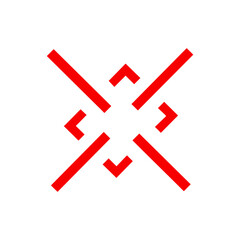 Obraz premium Target Symbol. Black target symbol with circles. Black target icon with crosshairs. Target achievement icon with check mark and arrows indicating success. Success.