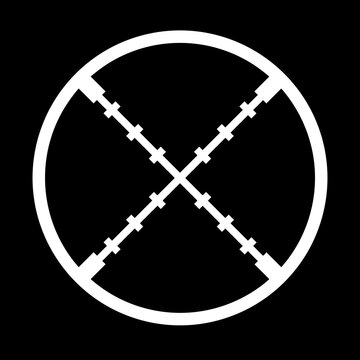Target Symbol. Black target symbol with circles. Black target icon with crosshairs. Target achievement icon with check mark and arrows indicating success. Success.