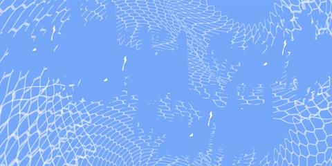 Grunge texture for fishing nets. Seamless pattern for sportswear or soccer goals, volleyball nets, basketball hoops. Modern grunge fishing nets. © dolar