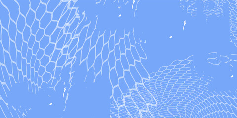 Grunge texture for fishing nets. Seamless pattern for sportswear or soccer goals, volleyball nets, basketball hoops. Modern grunge fishing nets. © dolar