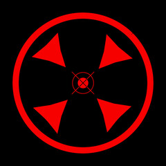 Target Symbol. Black target symbol with circles. Black target icon with crosshairs. Target achievement icon with check mark and arrows indicating success. Success. © Mylifeontopdm