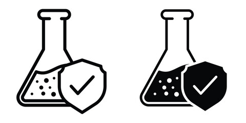 lab tested icon design illustration drawings © Ro