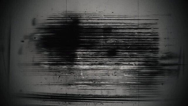 Messy Grunge Video. Animated horror background overlay video