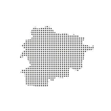 andorra map pixel art Suitable for posters and web icons