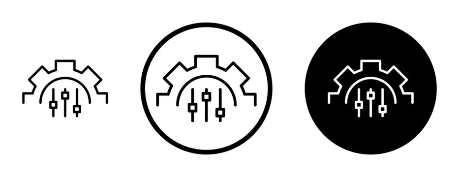 Mass customization icon, template for graphic or web design. vector illustration