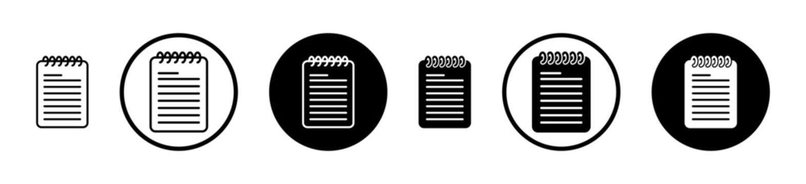 Memo Pad icon, template for graphic or web design. vector illustration
