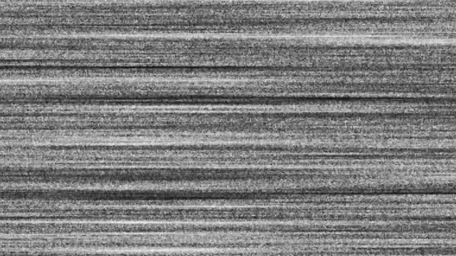 Television vintage on off noise glitch effect, television turn off, screen closing transition with light effect, texture grainy glitch, VHS noise and signal, noise on a old TV screen, 4K animation