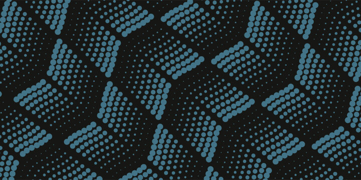 Seamless halftone hexagon shape dot pattern vector, Geometric Halftone Abstract pattern for Fabric and textile printing, sport jersey texture, wrapping paper, backdrops and packaging