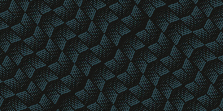Seamless halftone hexagon shape dot pattern vector, Geometric Halftone Abstract pattern for Fabric and textile printing, sport jersey texture, wrapping paper, backdrops and packaging