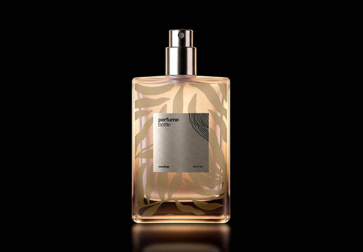 Perfume Bottle Mockup &ndash; Isolated Packaging Branding Presentation (PSD)