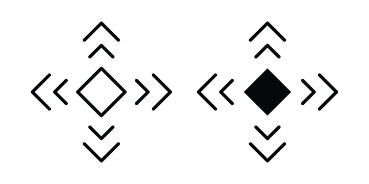 Flexibility icon logo line black symbols collections.