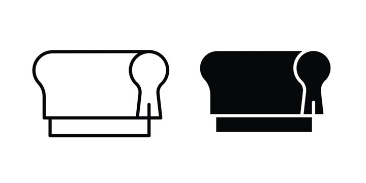 Print screen icon logo line black symbols collections.