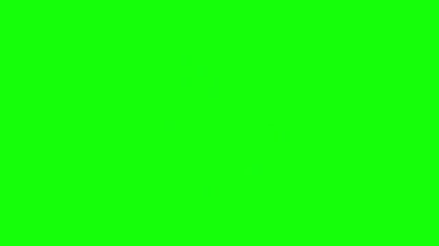 Money security lock icon on green screen background