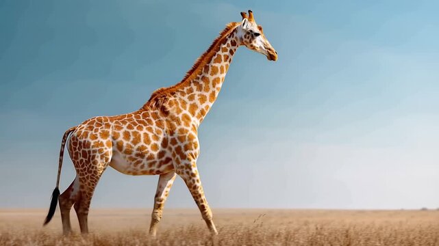 giraffe in the savannah