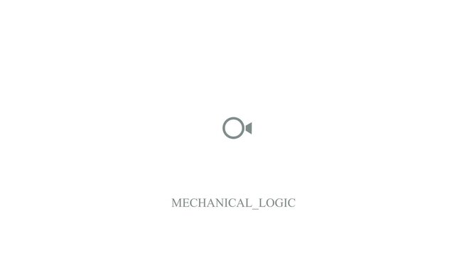 Minimalist loading spinner rotating for digital interface animation