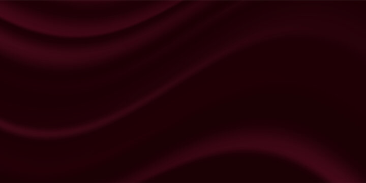 Black dark deep burgundy ruby cherry plum red abstract background. Silk satin velvet fabric. Elegant luxury rich. Curtain drapery fold line wave flow. Romance, Valentine, Birthday. Christmas. Design.