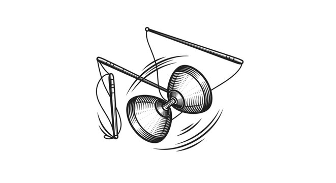 Black and white illustration of a boat propeller